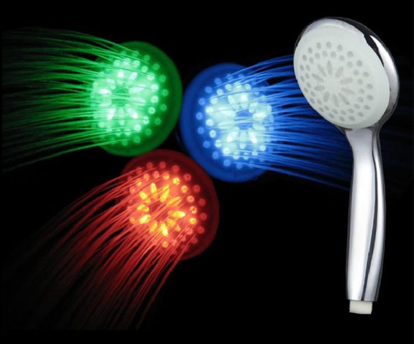 Світлодіодна насадка для душу Led Shower Душова лійка з підсвіткою, що змінюється від температури води