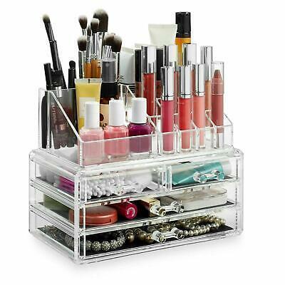 13419755871457_-f3af447d9d Органайзер для зберігання косметики 4DRAWER Акриловий прозорий настільний ящик - бокс для косметики та біжутерії