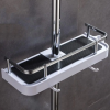 Полиця для ванної кімнати Shower Rack Регульована стійка для душу з тримачем шланга та гачками