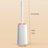 Туалетний йоржик Toilet brush з вигнутою щіткою для важкодоступних місць · Щітка чистяча для унітазу