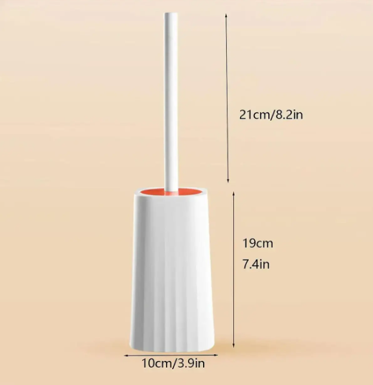 Туалетний йоржик Toilet brush з вигнутою щіткою для важкодоступних місць · Щітка чистяча для унітазу