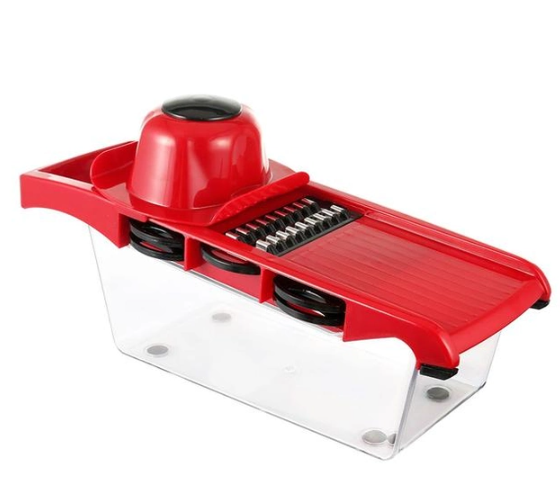 15567277524342_-ce273cdbd9 Овочерізка - мультислайсер Mandoline Slicer 6 in 1 · Тертка – шатківниця для овочів та фруктів з контейнером