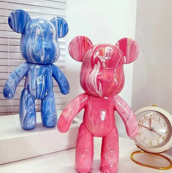 16939925952641_-b68d5f80ed Флюїдне ведмежа Fluid Bear Bearbrick з фарбами · Набір для творчості DIY Мишка Зроби сам, 33 см