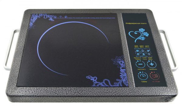 Інфрачервона плита DOMOTEC MS-5842 Настільна одноконфоркова склокерамічна плитка електроплита 2000 Вт