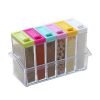 18775416313997_-b6a2d0f5af Набір ємностей для спецій Seasoning Six Piece Set, 6 баночок ∙ Кухонний набір - спецівниця на підставці ∙ Екопластик