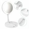 Складне дзеркало для макіяжу з Led підсвіткою My FoldAway Mirror з органайзером для косметики та аксесуарів