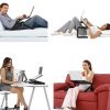 Столик - підставка для ноутбука з активним охолодженням Laptop Table T8 стіл-трансформер + 2 кулери