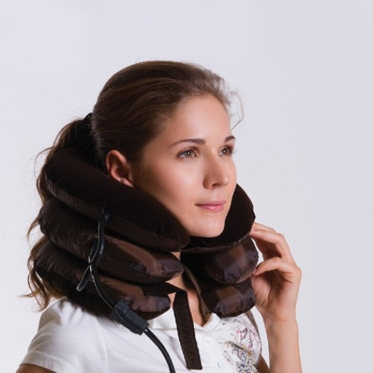 Масажер - комір для шиї Tractors for cervical spine ∙ Лікувальний надувний комір для розвантаження та масажу шиї