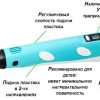 20088814839290_-27ac4929d4 Дитяча 3D Ручка для малювання та створення об'ємних моделей 3DPen-3 з дисплеєм + трафарети + 10 м пластику + підставка у наборі