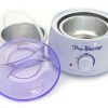 Воскоплав банковий PRO-WAX 100 з терморегулятором для плавлення воску в банці, гранулах, таблетках, 400 мл