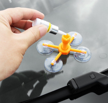 Комплект для ремонту лобового скла Windshield ∙ Ремкомплект для видалення сколів та тріщин скла