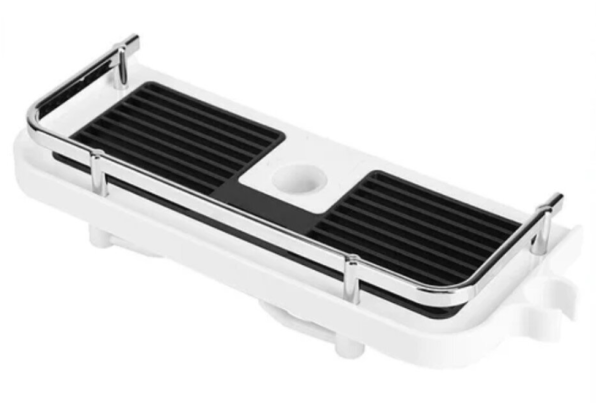 Полиця для ванної кімнати Shower Rack Регульована стійка для душу з тримачем шланга та гачками