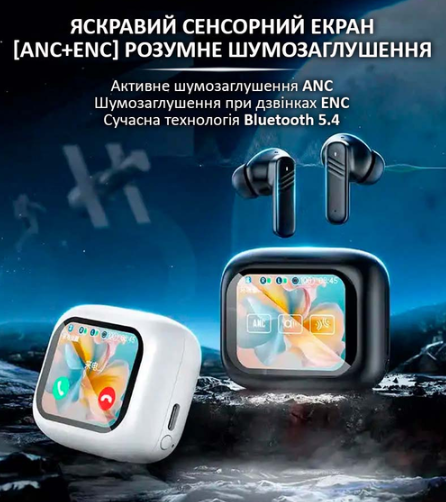 21847933196829_-162610e940 Бездротові навушники LX10 TWS Earbuds в зарядному кейсі з кольоровим LED дисплеєм