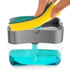 22063268249409_-1c9bf07b20 Кухонний диспенсер - органайзер для губки Soap Pump Caddy з дозатором миючого засобу, 380 мл