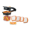 Nicer Dicer Quick Набір для швидкого нарізання 5 в 1 з контейнером ∙ Овочерізка ∙ Яйцерізка ∙ Шинківка Найсер-Дайсер