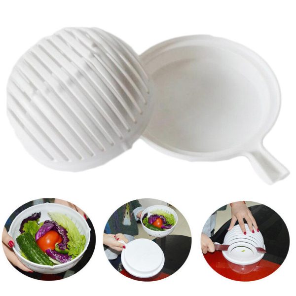 Салатниця - овочерізка Salad Cutter Bowl для швидкої шаткування овочів та салатів