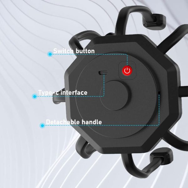 Масажер для голови Восьминіг з вібрацією і USB-зарядкою · Релаксаційний електричний масажер