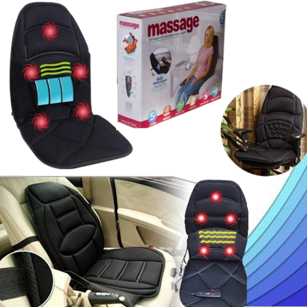 Масажна накидка на крісло Massage Seat Topper ∙ Масажер крісло масажне на сидіння