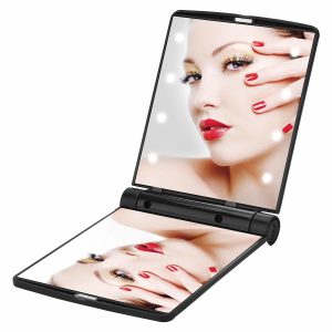 27690974126940_-a9408ac440 Кишенькове дзеркало з підсвічуванням Make-Up Mirror 8 LED Косметичне міні дзеркальце для макіяжу