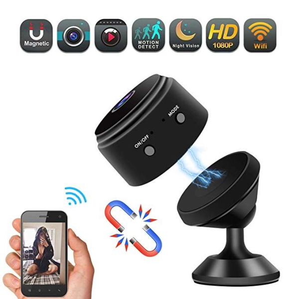 31729355657789_-dcd529c45a Бездротова Wi-Fi міні камера A9 для прихованого відеоспостереження 1080P FullHD 1080*720 4sport ∙ Нічне бачення до 10м ∙ Датчик руху ∙ Циклічний запис