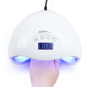 35596962659893_-bbe76dc040 LED Лампа для манікюру SUN 5 48W+LCD для полімеризації сушки гелю та гель-лаків