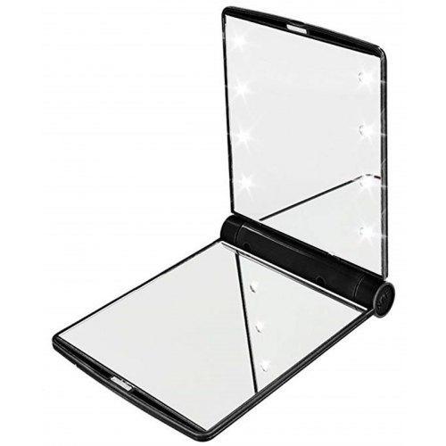 36502948507125_-6ff7b610a0 Кишенькове дзеркало з підсвічуванням Make-Up Mirror 8 LED Косметичне міні дзеркальце для макіяжу