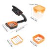 38245104345868_-8de4dbb3f4 Nicer Dicer Quick Набір для швидкого нарізання 5 в 1 з контейнером ∙ Овочерізка ∙ Яйцерізка ∙ Шинківка Найсер-Дайсер