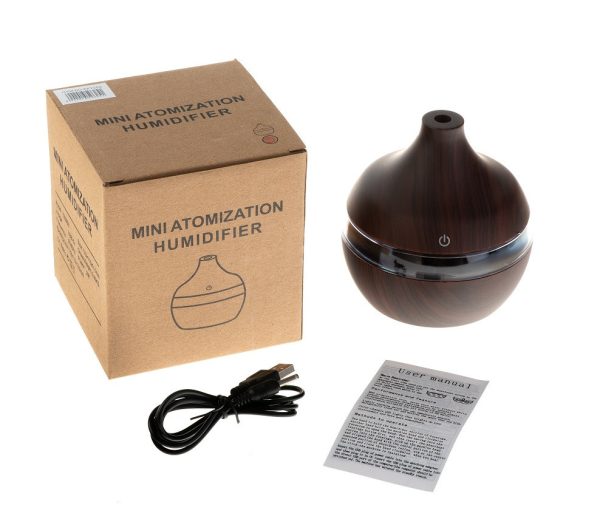 Зволожувач повітря Mini Atomization Humidifier з підсвічуванням ∙ Ультразвуковий кліматичний міні зволожувач для будинку
