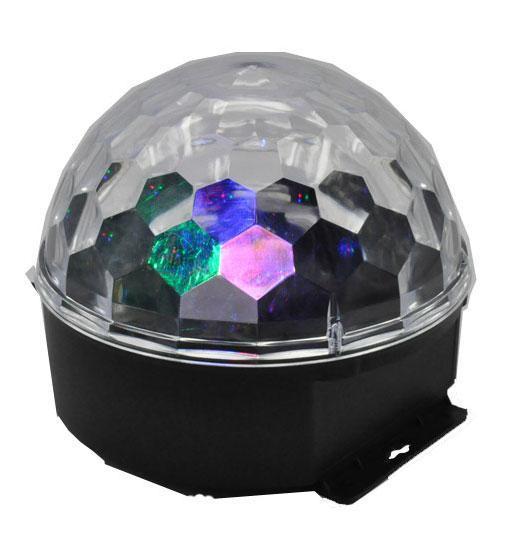Світлодіодний диско шар Led Party Light Magic Ball RGB кольорова музика з пультом ДУ