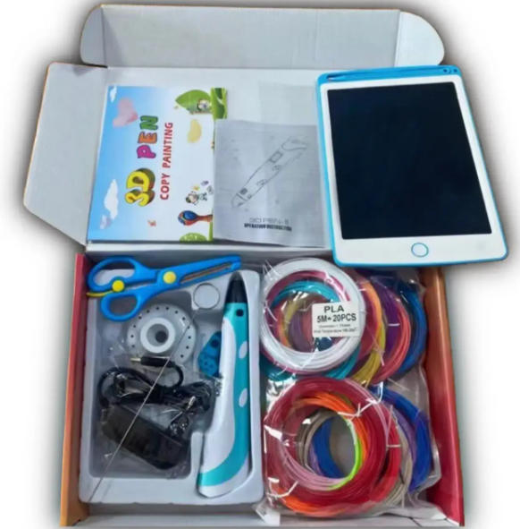 3d-pen-6-bolshoi-nabor-dlia-tvorchestva-3d-ruchka-c-lcd-dyspleem-hrafycheskyi-planshet-100-m-plastyka-y-trafarety-v-komplekte-76611172669673_-8f075974ee 3D Pen-6 Великий набір для творчості 3Д ручка з LCD дисплеєм, графічний планшет, 100 м пластику та трафарети в комплекті