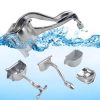 Ручний соковитискач - прес для фруктів та цитрусових Hand Juicer металевий із затискачем