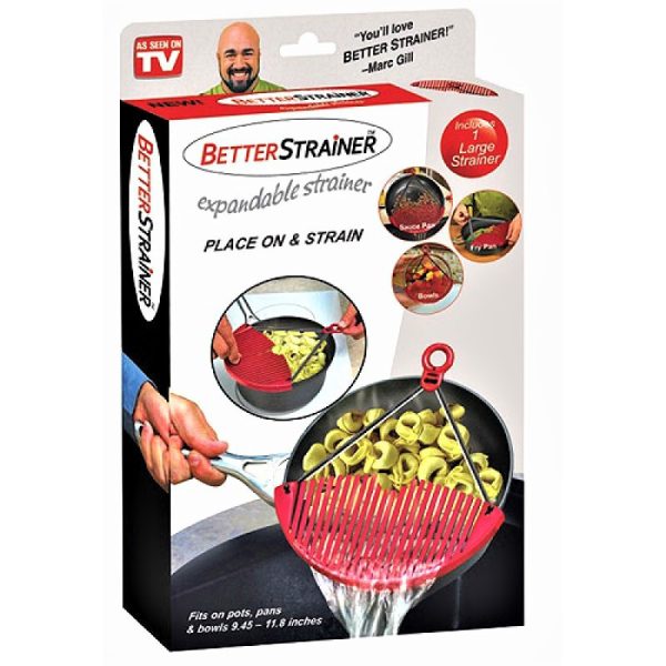 Універсальний друшлаг - накладка для зливу води BETTER STRAINER Друшляк | сито | ситечко