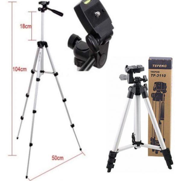 41783277789678_-1167584060 Штатив для камери Tripod TF-3110 Трипод - стійка телескопічна з тримачем смартфона
