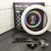43281317291382_-848760be2f Кільцева RGB селфі - лампа, 26 см ∙ Селфі - кільце з пультом MJ26