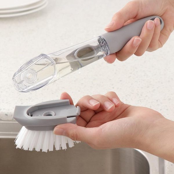 Багатофункціональна щітка Decontamination Wok Brush для миття та чищення з дозатором