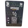 Карта пам'яті Micro SDHC 16GB Amazon pro microSD Мікро СД картка з адаптером
