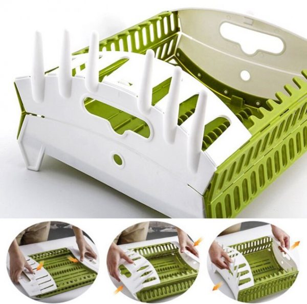 45837601840898_-7cd7fa9488 Органайзер – сушарка Collapsible Dish Rack ∙ Складна кухонна підставка для сушіння посуду