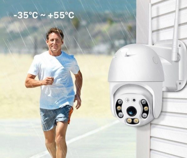 Вулична IP камера відеоспостереження CAMERA IP 360/90 WIFI 2.0mp поворотна з віддаленим доступом