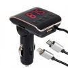 46437270387641_-ac48fe76a6 Автомобільний FM Модулятор HZ H22BT ∙ FM-трансмітер з Bluetooth від прикурювача з USB портом + Кабель USB + Кабель iPhone
