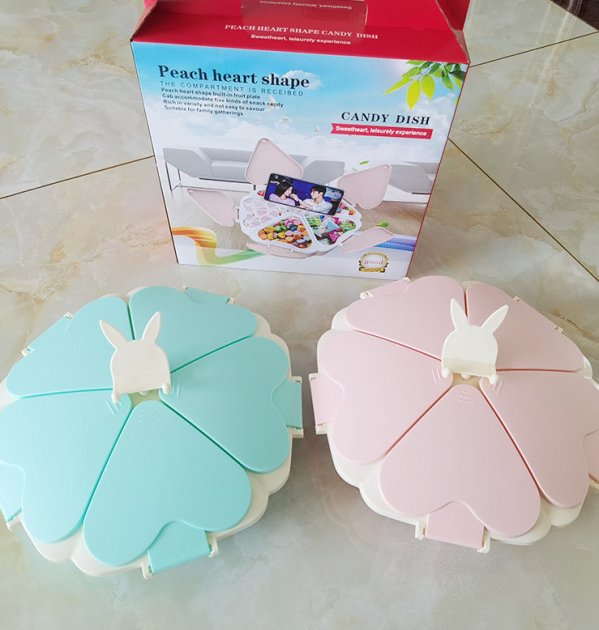 47483460091392_-c11f2f5d2a Органайзер для солодощів Peach Heart Shape · Мінажниця – цукерниця на 5 відсіків · Тарілка для закусок з підставкою для телефону