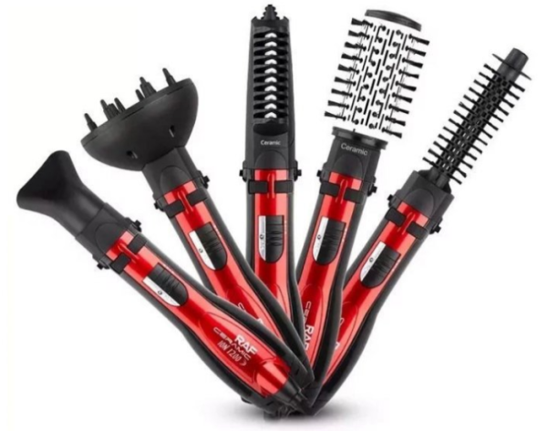 51273426717557_-a08de3409b Фен-щітка для волосся Rotative Brush RAF R416 ∙ Брашинг для укладання волосся з насадками 5 в 1, 1200Вт