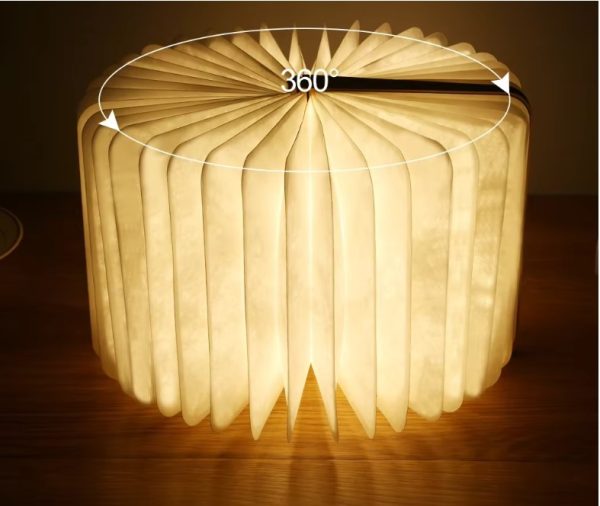 53895422419991_-131aaf9a45 Складна LED лампа-книжка з акумулятором 12х9 см ∙ Світильник – нічник у формі книги з регульованою яскравістю