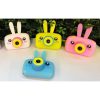 Дитячий фотоапарат Зайчик Baby Photo Camera Rabbit ∙ Дитяча фото відео камера ∙ Таймер ∙ Вбудовані режими з масками та стікерами