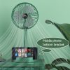 Портативний міні вентилятор для дому Telescopic Folding Fan · Складаний настільний вентилятор з USB зарядкою