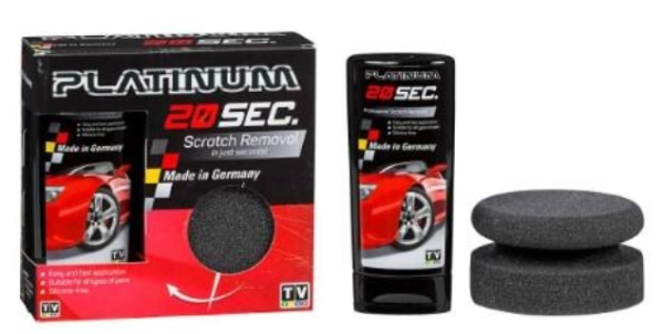 Засіб для видалення подряпин Platinum 20 sec / Паста для полірування автомобіля