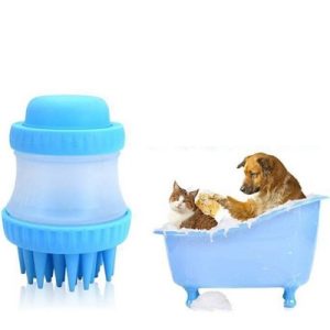 56309693541361_-81ac93331a Щітка для миття тварин Cleaning Device The Gentle Dog Washer з силіконовими ворсинками для купання та масажу собак та кішок