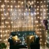 Гірлянда штора Водоспад на вікно Теплий білий колір свічення, 3х2м 240 LED з конектором