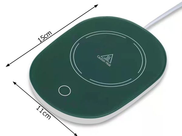 58750097597814_-8e63faeb07 Чашка керамічна на підставці з підігрівом у упаковці ∙ Теплий килимок для підтримки температури напою 55°