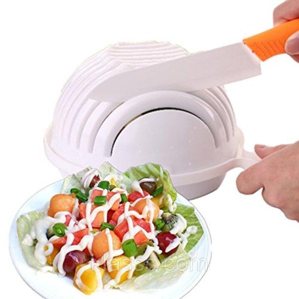Салатниця - овочерізка Salad Cutter Bowl для швидкої шаткування овочів та салатів