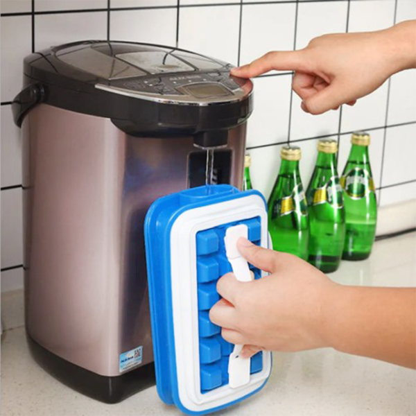 Льодниця герметична Fill&Carry Without Spilla 18 кубиків ∙ Контейнер – льодовиця ∙ Форма для льоду